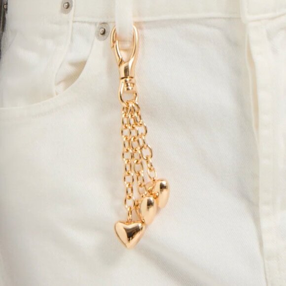 Roxanne Assoulin The Mini Puffy Heart Bag Charm - Picture 3 of 5